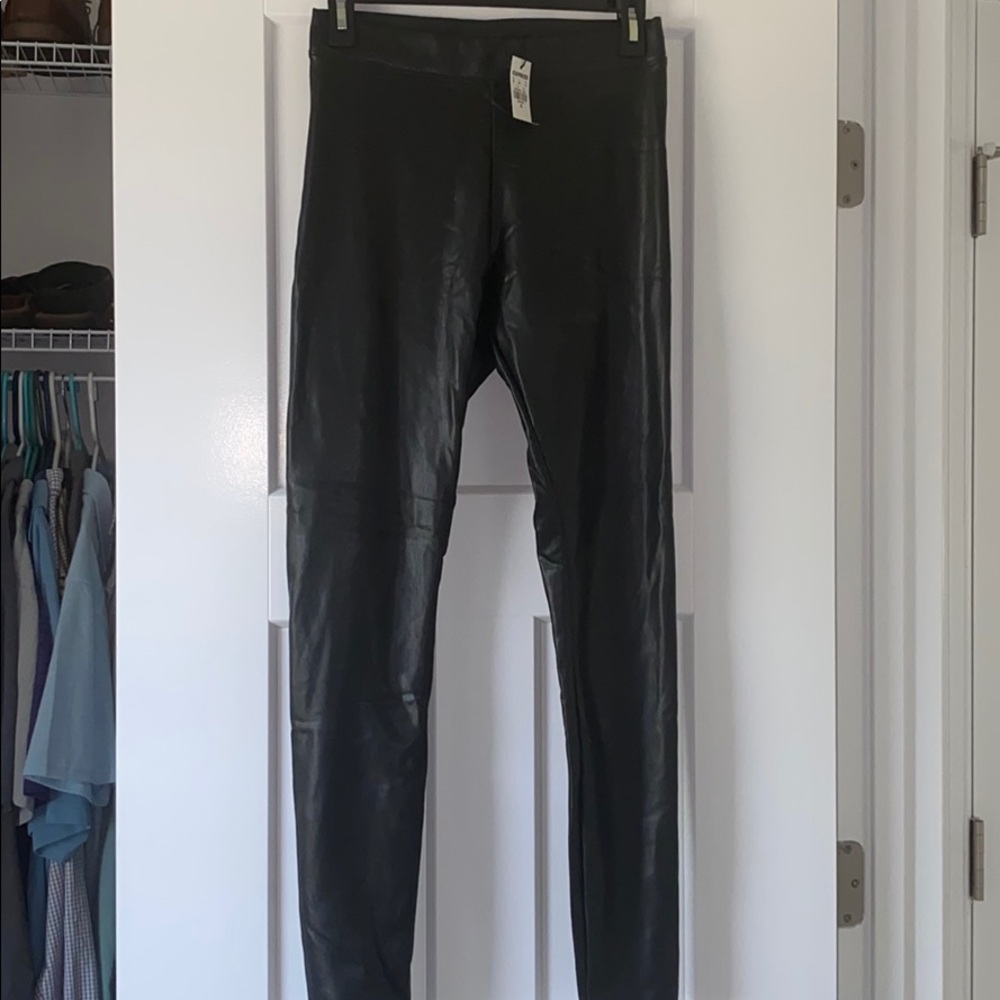 Express XS Faux Leather Leggings